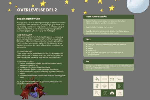 Overlevelse - del 2 - byg din egen bivuak